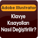 illustratör'de klavye kısayolları değiştirme