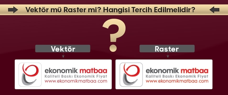 Vektör mü Raster mi? Hangisi Tercih Edilmelidir?